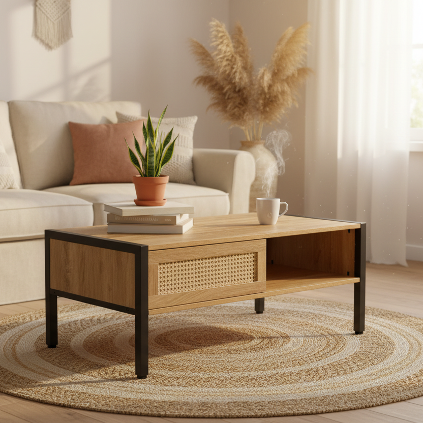 Rattan Coffee Table