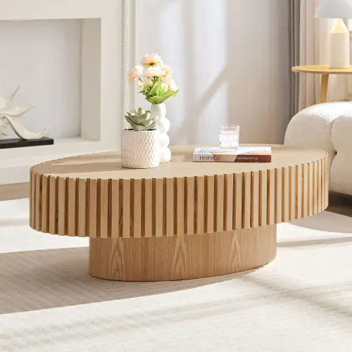 Modern Handmade Drum Coffee Table